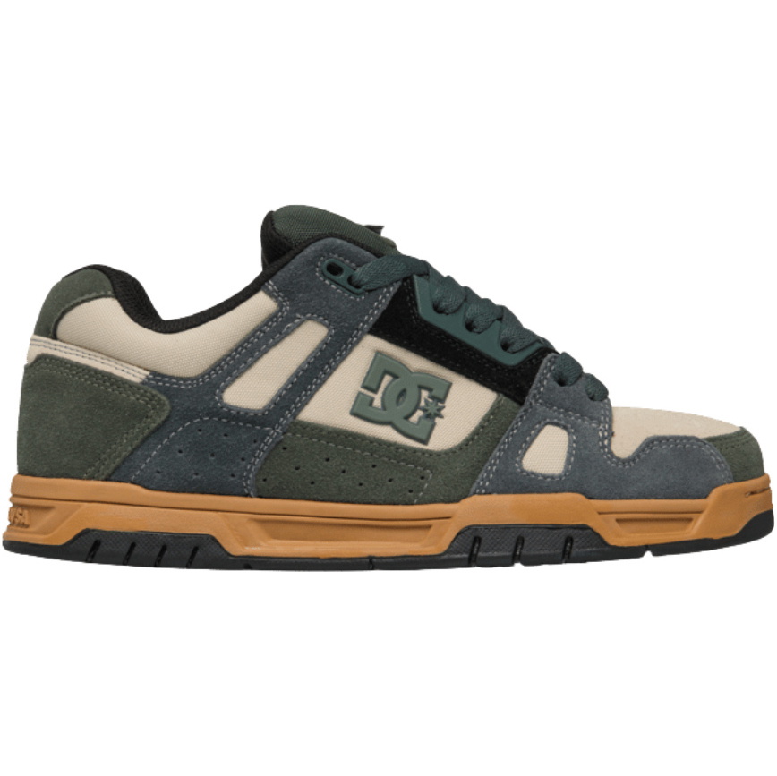 2026 DC Shoes Mens Stag Trainers 320188 - Deep Forest